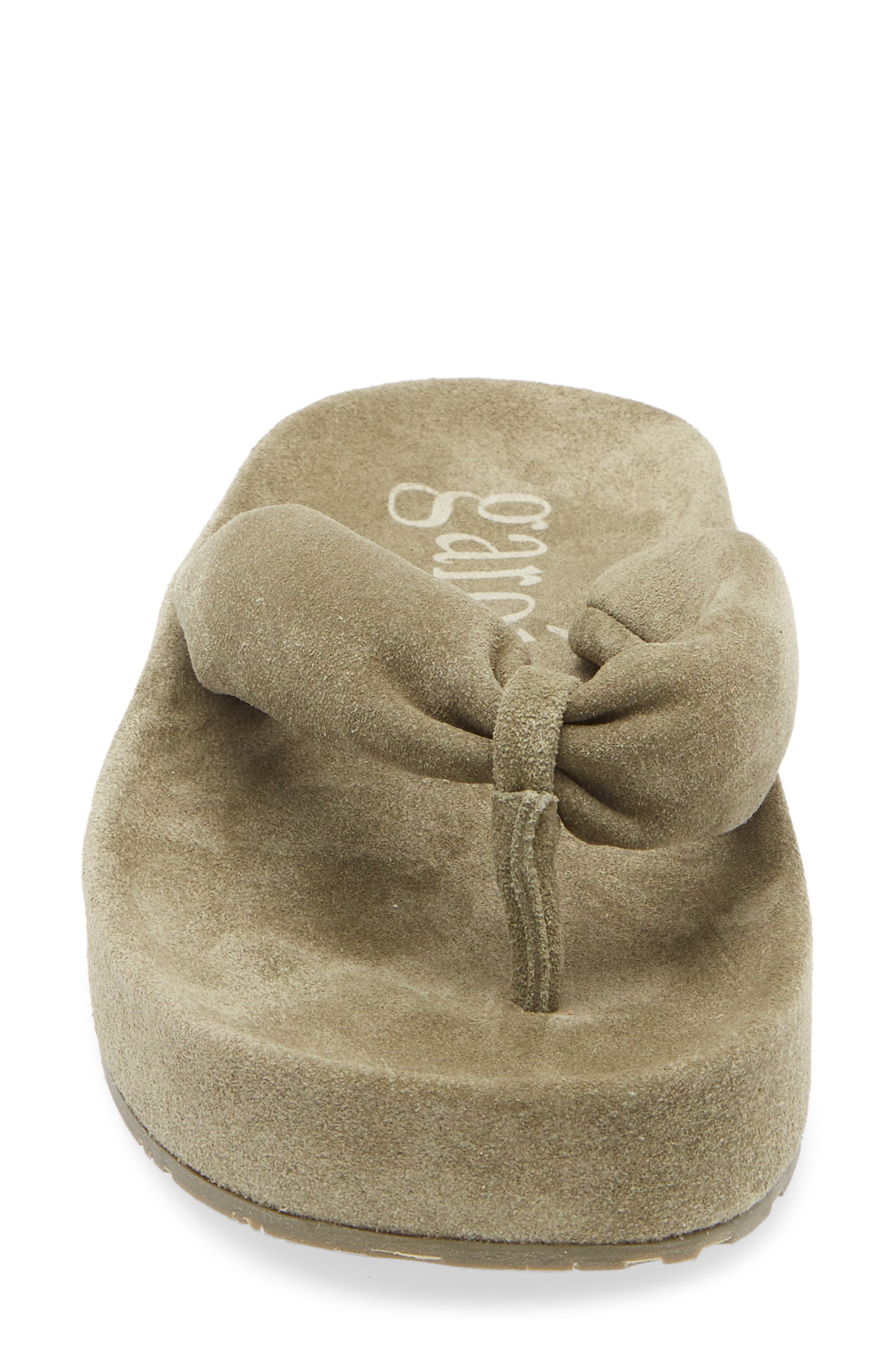 Pedro Garcia Almu Flip Flop, Alternate, color, Thyme Velour