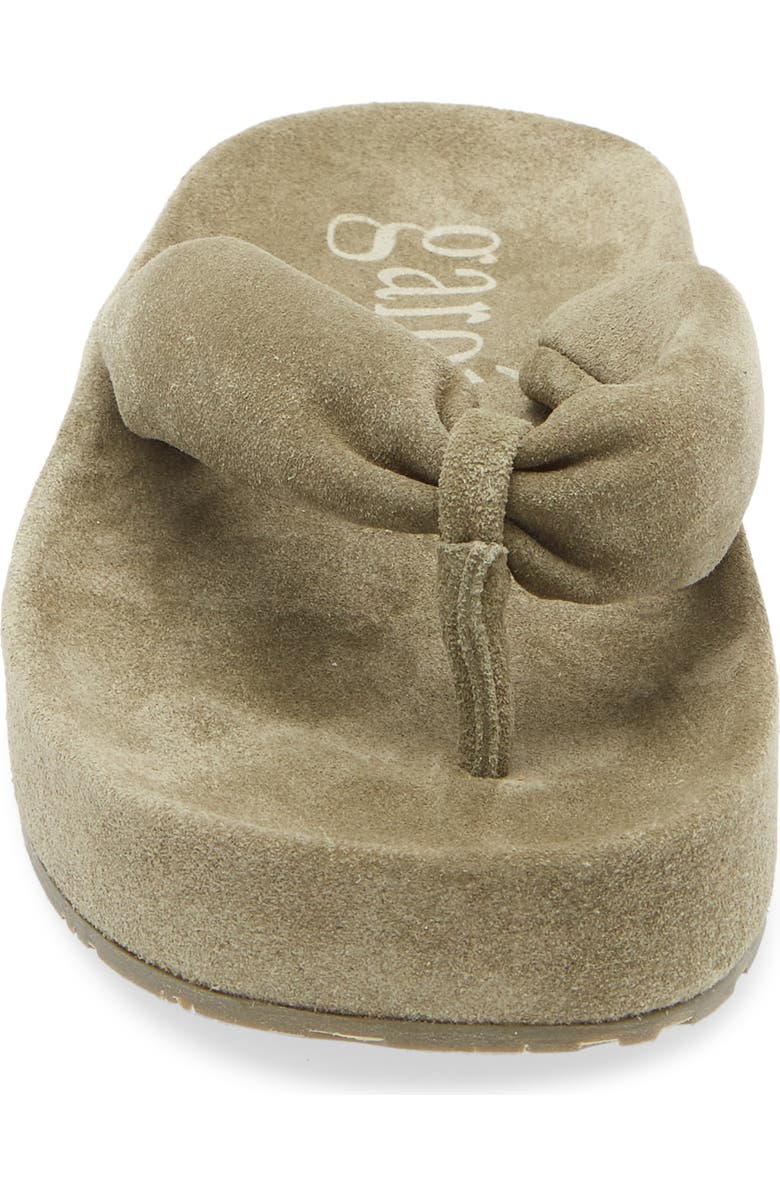 Pedro Garcia Almu Flip Flop, Alternate, color, Thyme Velour