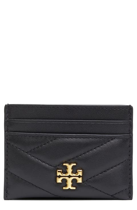 Kira Chevron Leather Card Case