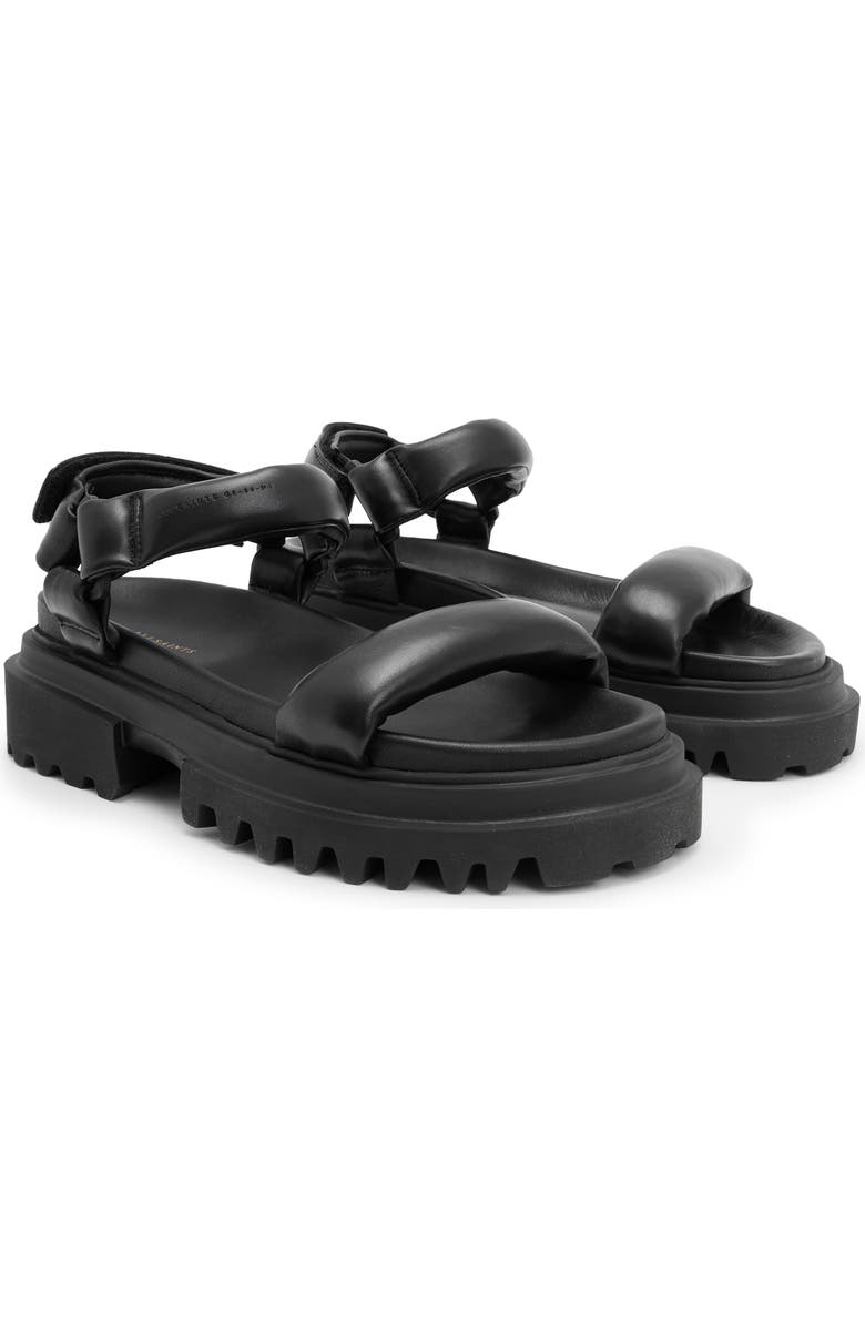 AllSaints Helium Lug Sandal, Main, color,