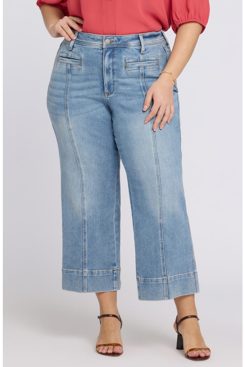 Teresa Seamed Ankle Wide Leg Jeans, Main, color, MIST SPRINGS