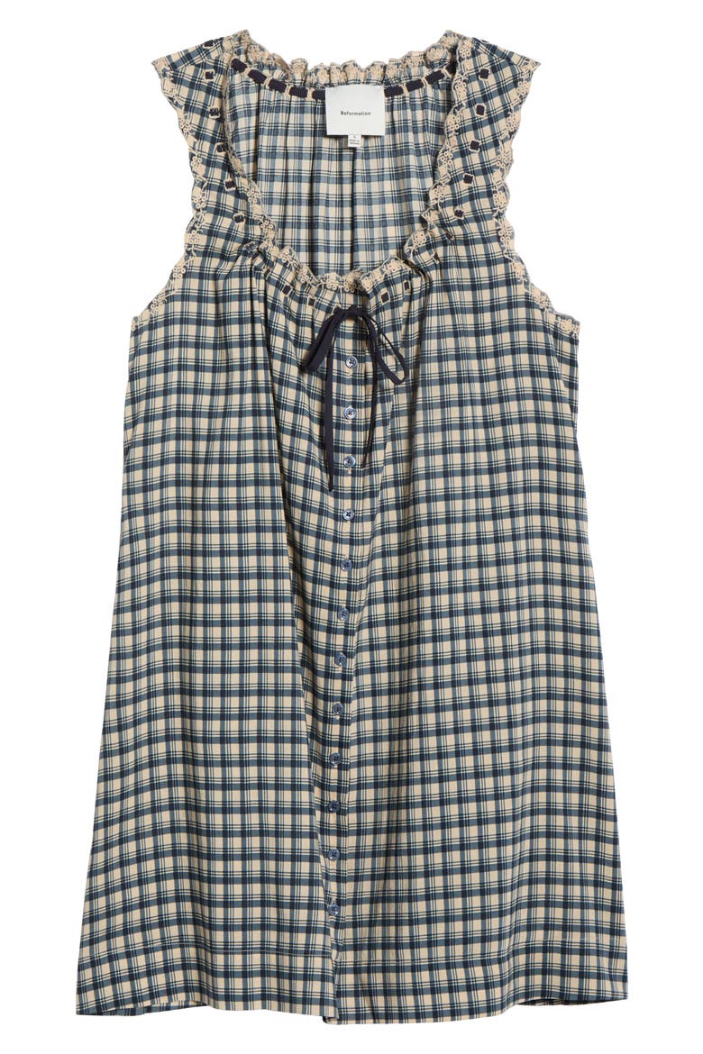 Holly Plaid Nightgown, Main, color, BEACON CHECK