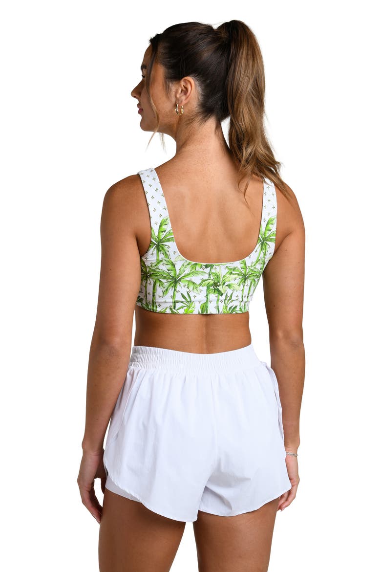 Club Palm Sports Bra, Alternate, color, LIME
