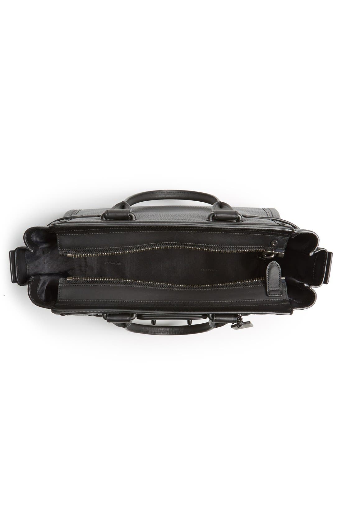 COACH 'Swagger' Pebble Leather Satchel, Alternate, color, 