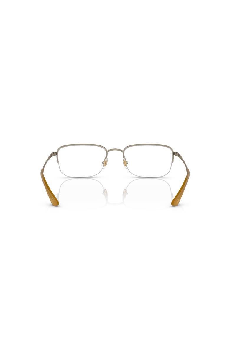 55mm Rectangle optical glasses, Alternate, color, Gold