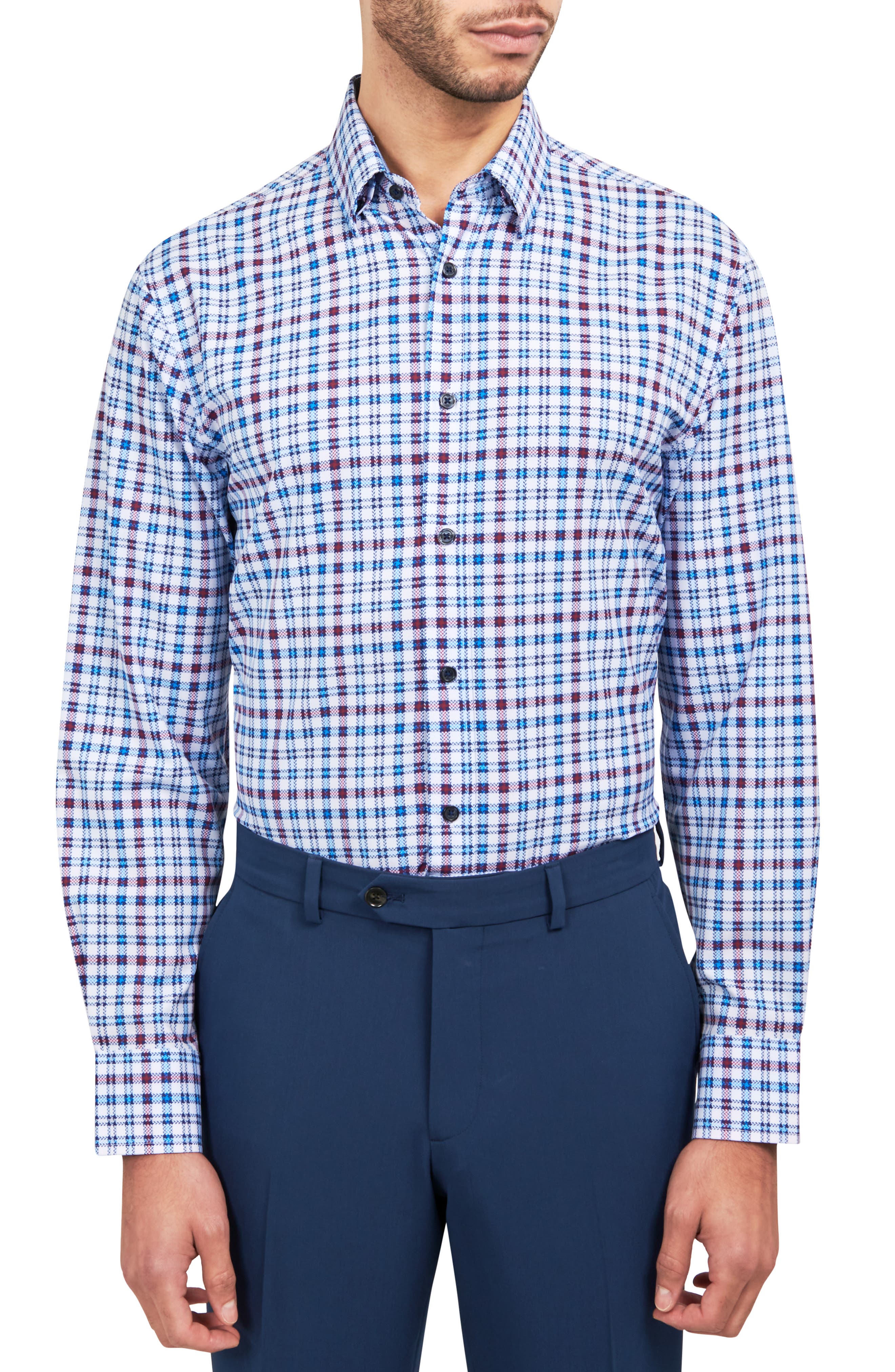 W.R.K Check Performance Dress Shirt