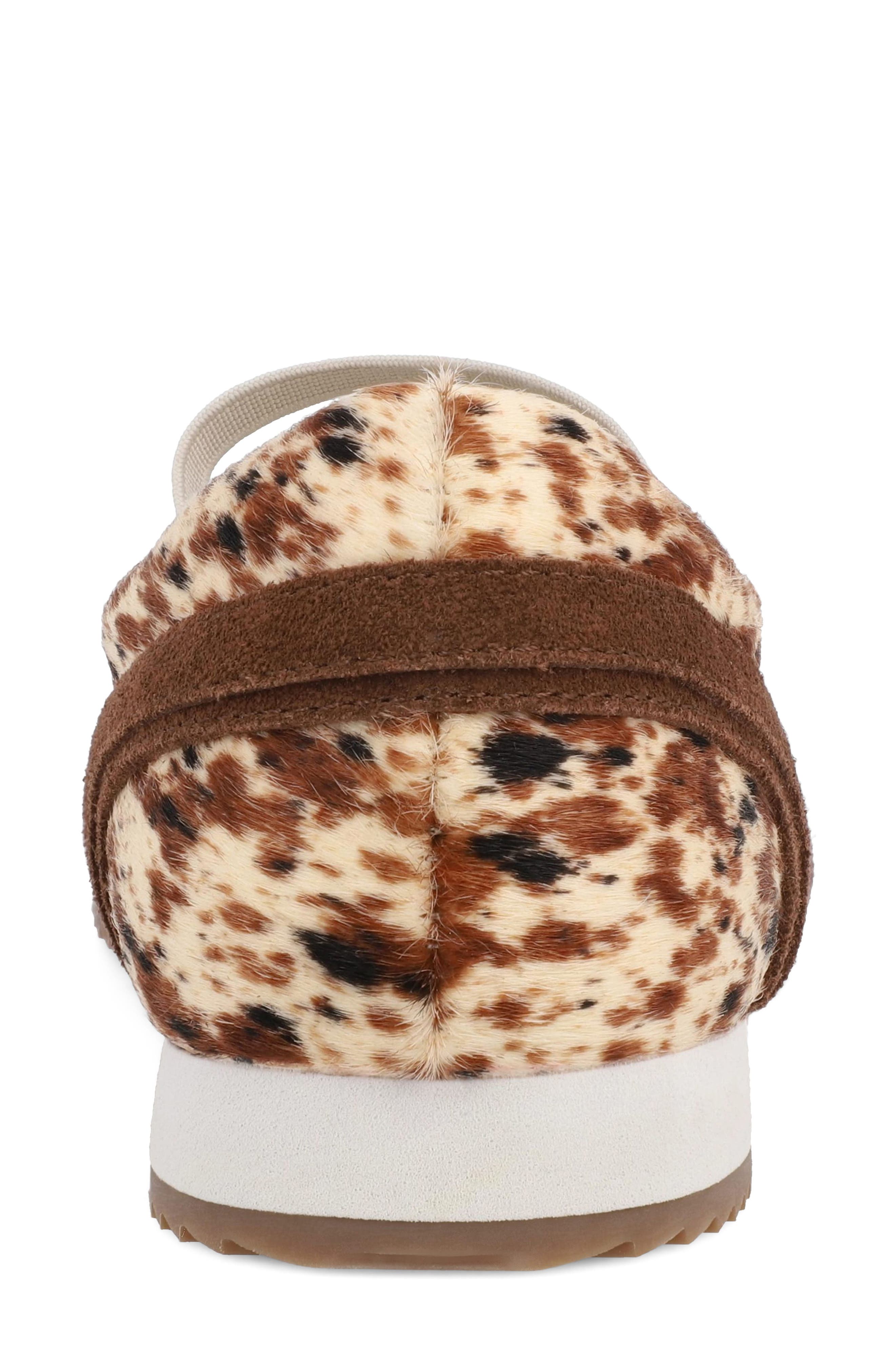 Via Mary Jane Flat, Alternate, color, BROWN MULTI CALF HAIR