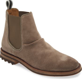 John Varvatos Brooklyn Grandfather Chelsea Boot color sandstone men’s size 11 John Varvatos Amsterdam Mushroom Brown Suede Chelsea Boots  main image 4