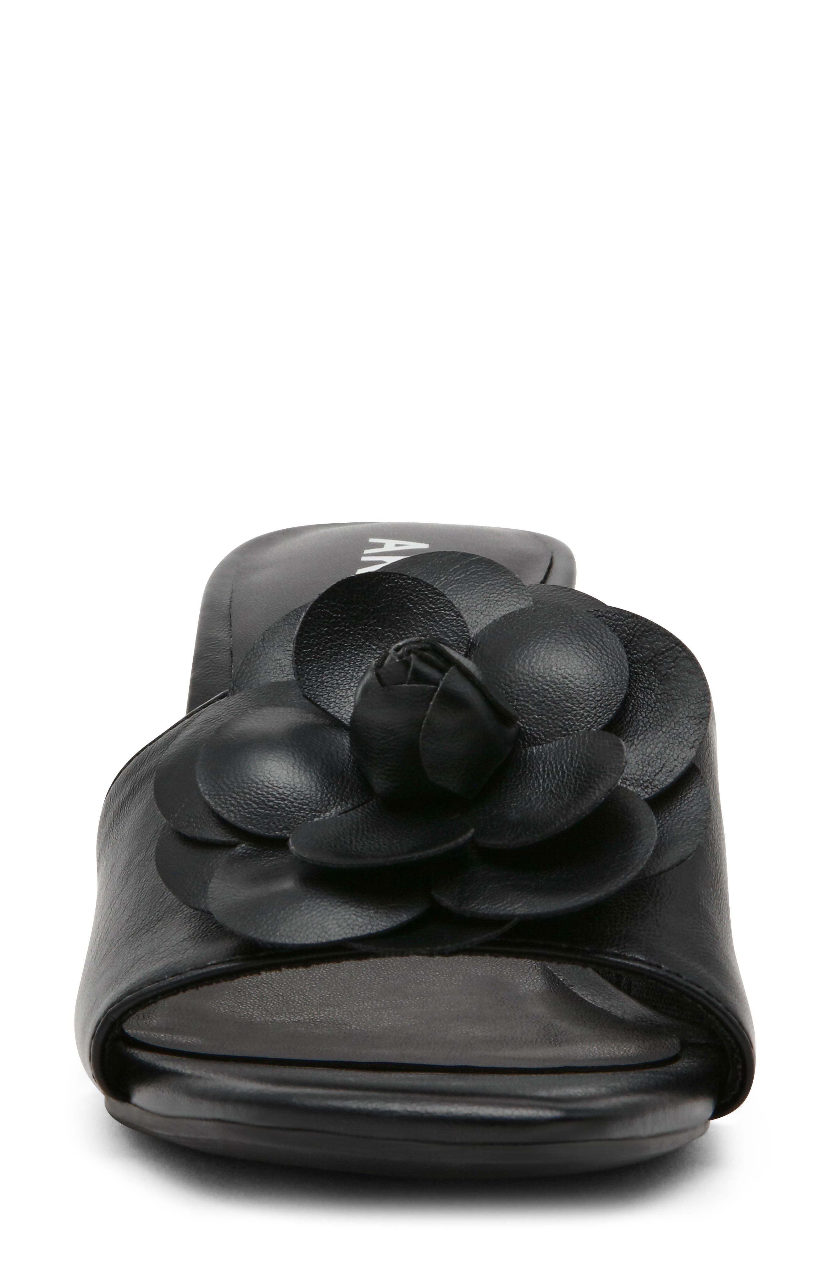 Anne Klein Milstone Flower Sandal, Alternate, color, 