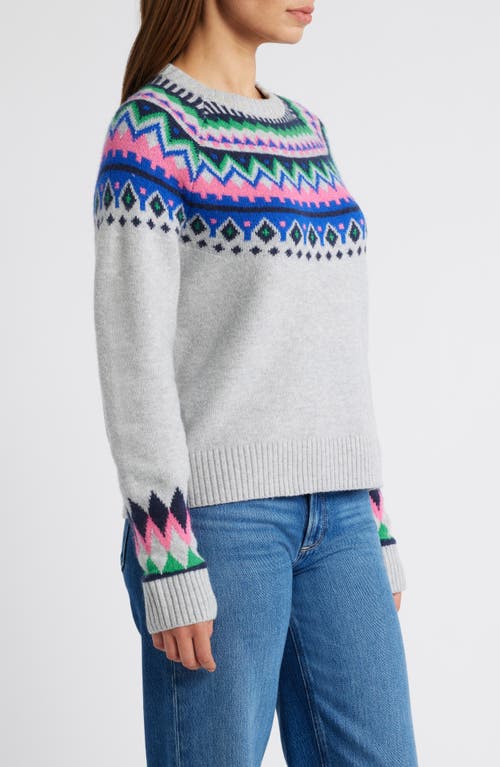 CASLON CASLON® FAIR ISLE CREWNECK PULLOVER SWEATER