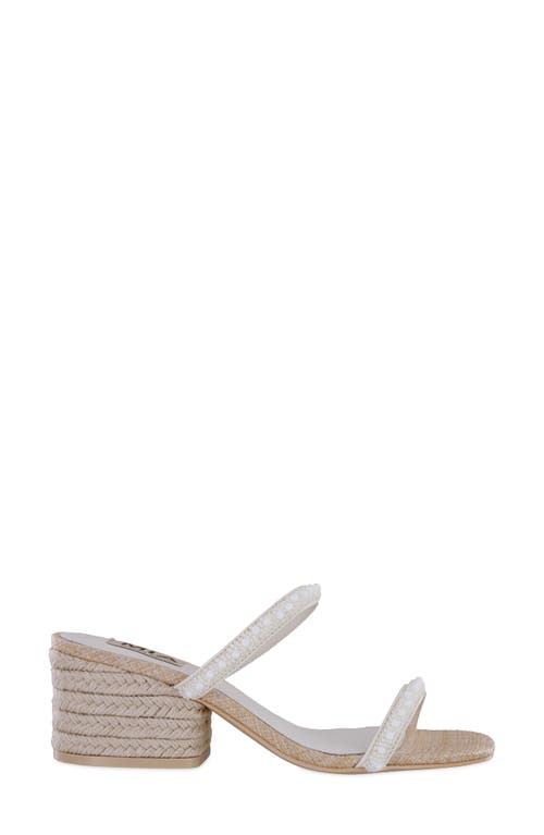 Mia Limited Edition Isabeli Espadrille Slide Sandal In Brown