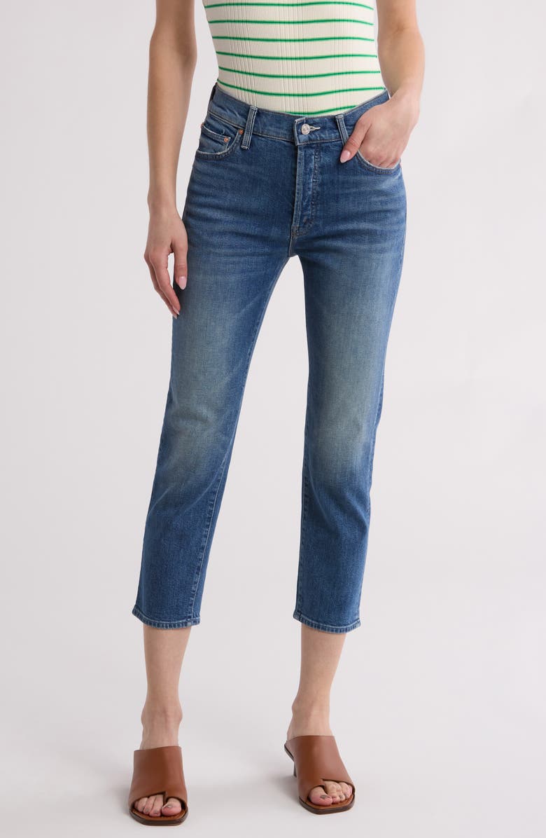 MOTHER The Scrapper High Rise Ankle Crop Jeans, Main, color, 