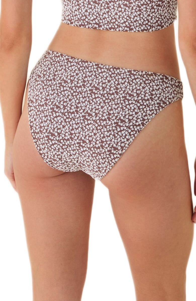 Andie The Signature Bikini Bottoms, Alternate, color, Nutmeg