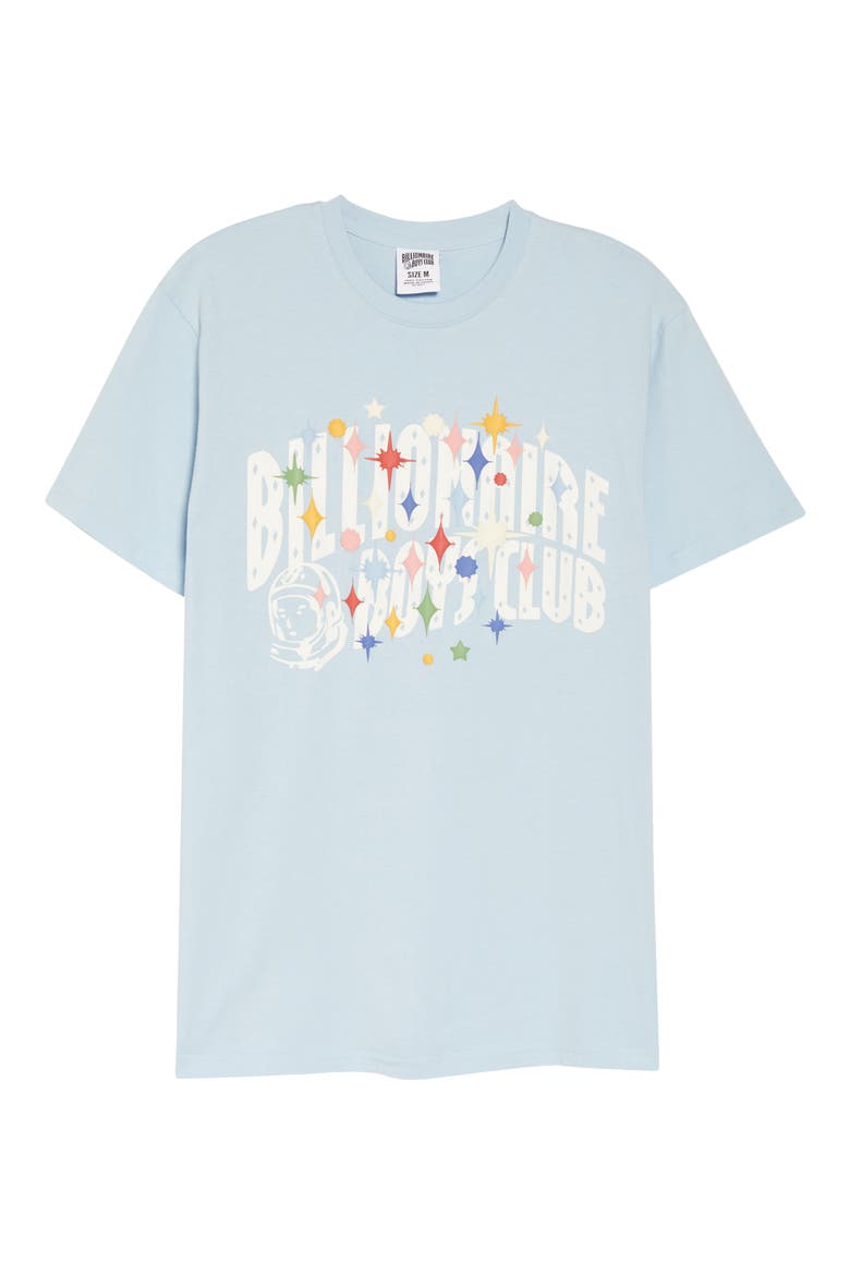 Men's Arch Burst Cotton Graphic Tee, Alternate, color, CASHMERE BLUE