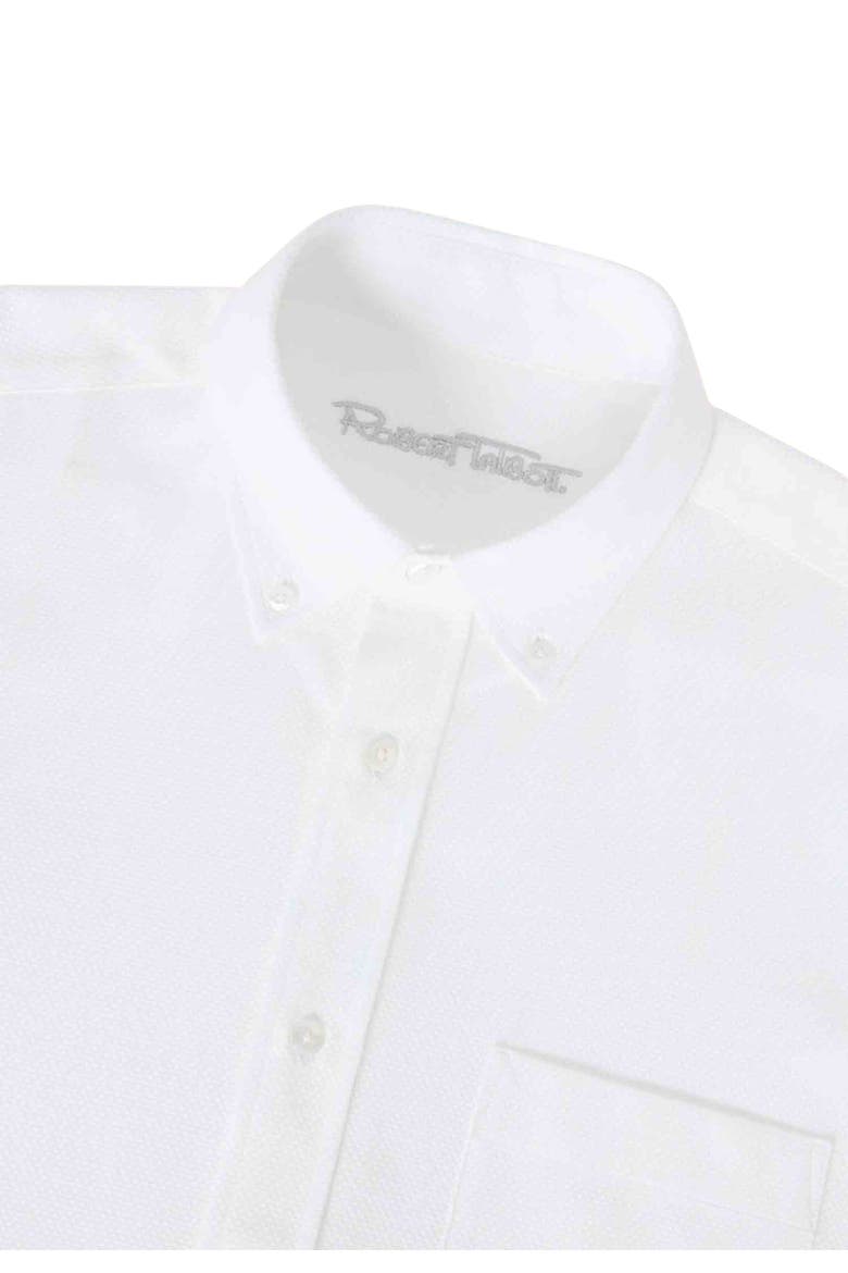 Harrison Button Down Pique Shirt, Alternate, color, White