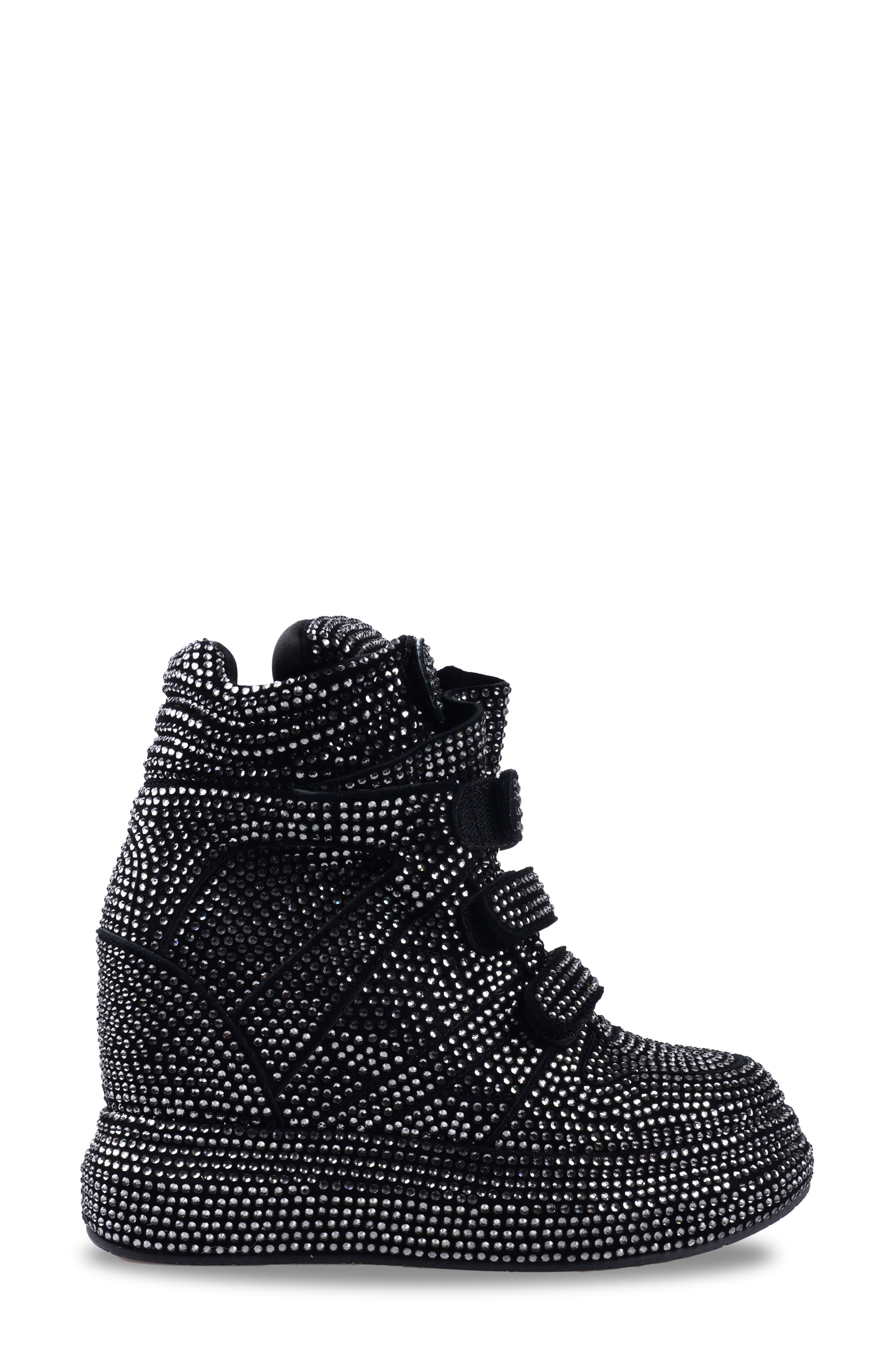 ZIGI Raelynn Crystal Embellished Bootie, Alternate, color, Black