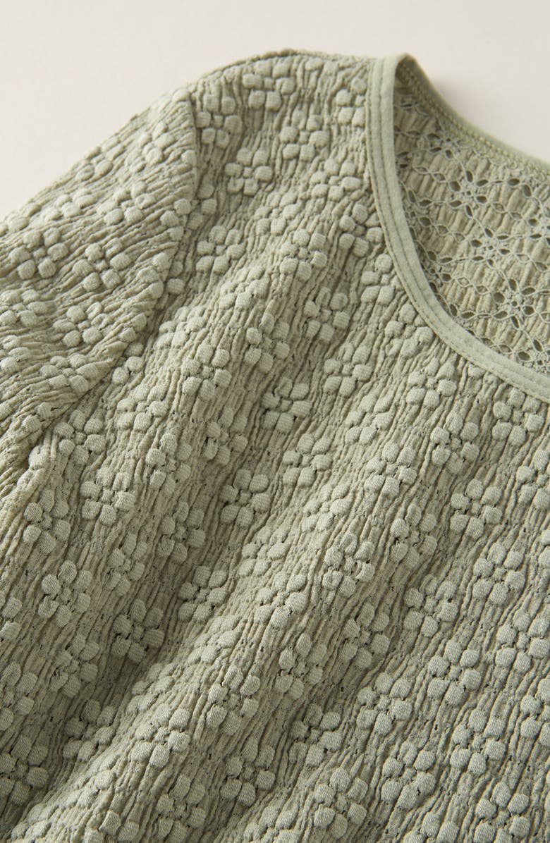 Treasure & Bond Kids' Stretch Lace Top, Alternate, color, Green Seagrass