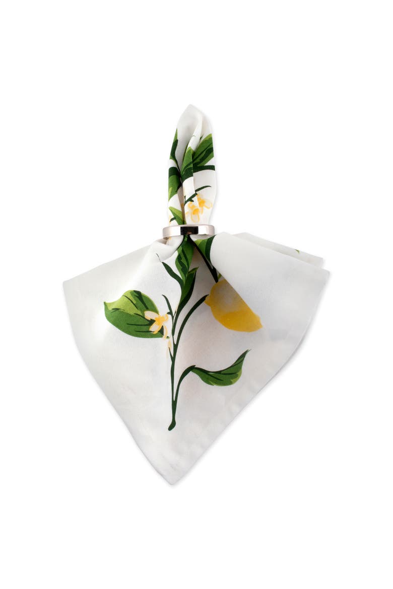 Lemon Bliss Print Napkin Set/6, Alternate, color, Lemon Bliss