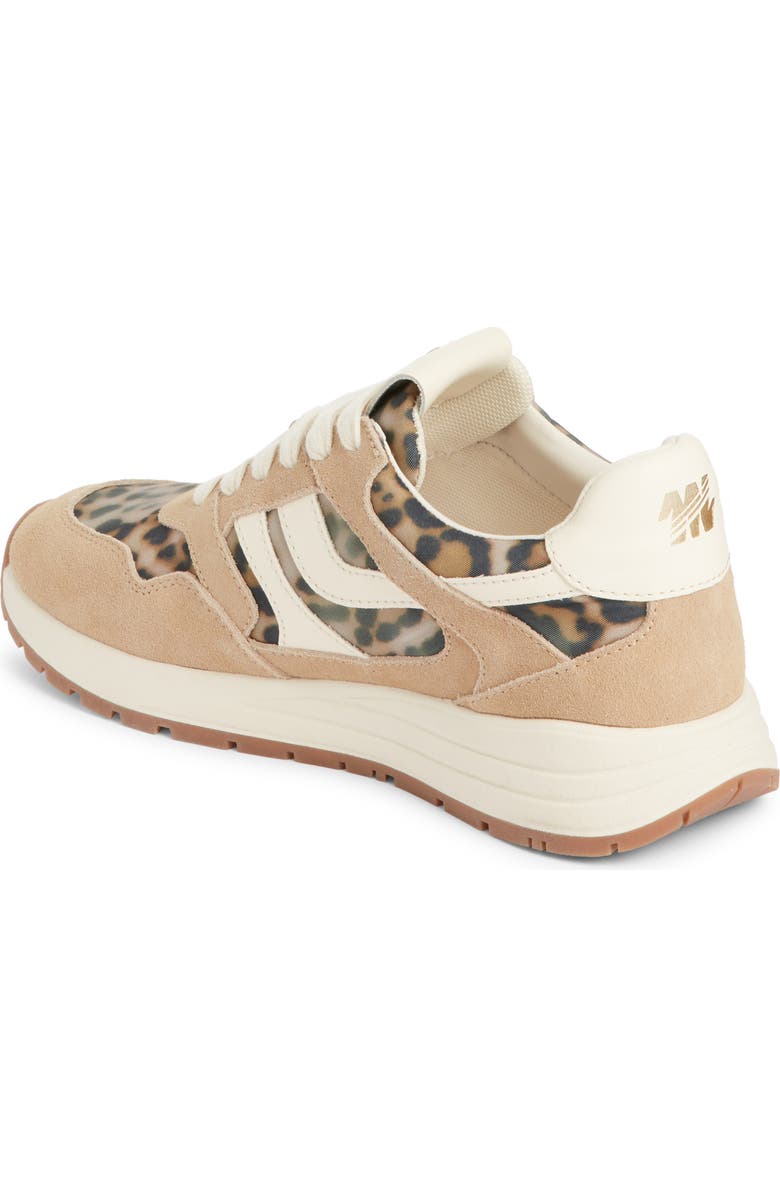 Steve Madden Blume Mixed Media Sneaker, Alternate, color, Leopard Multi