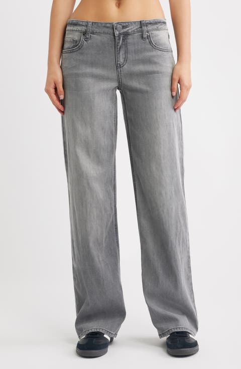 Britney Low Rise Wide Leg Jeans