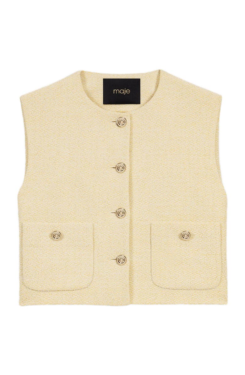 maje Tweed jacket, Alternate, color, 