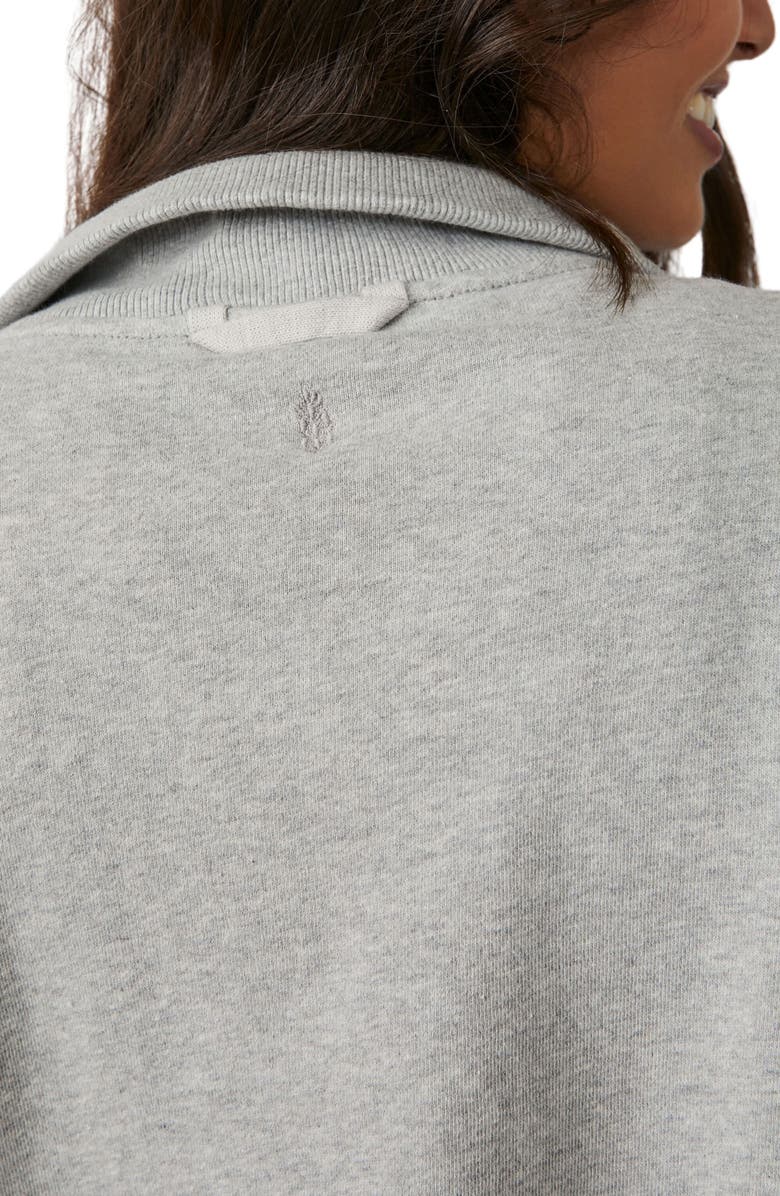 FP Movement by Free People Valley Girl Half Zip Crop Sweatshirt, Alternate, color,