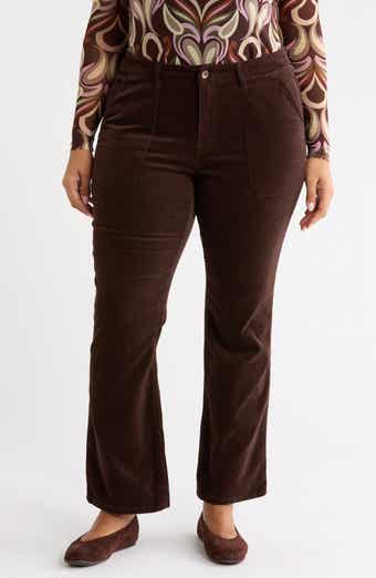 Braxton High Waist Bootcut Corduroy Pants