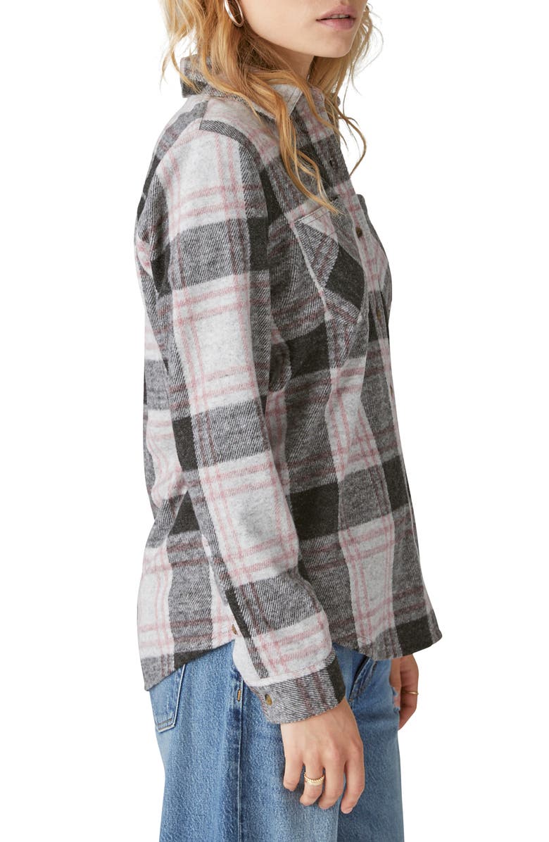 Lucky Brand Plaid Shirt Jacket, Alternate, color,