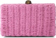 Kurt Geiger London Kensington Woven Frame Clutch