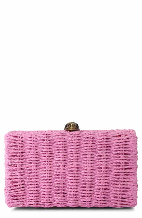 Kurt Geiger London Kensington Woven Frame Clutch
