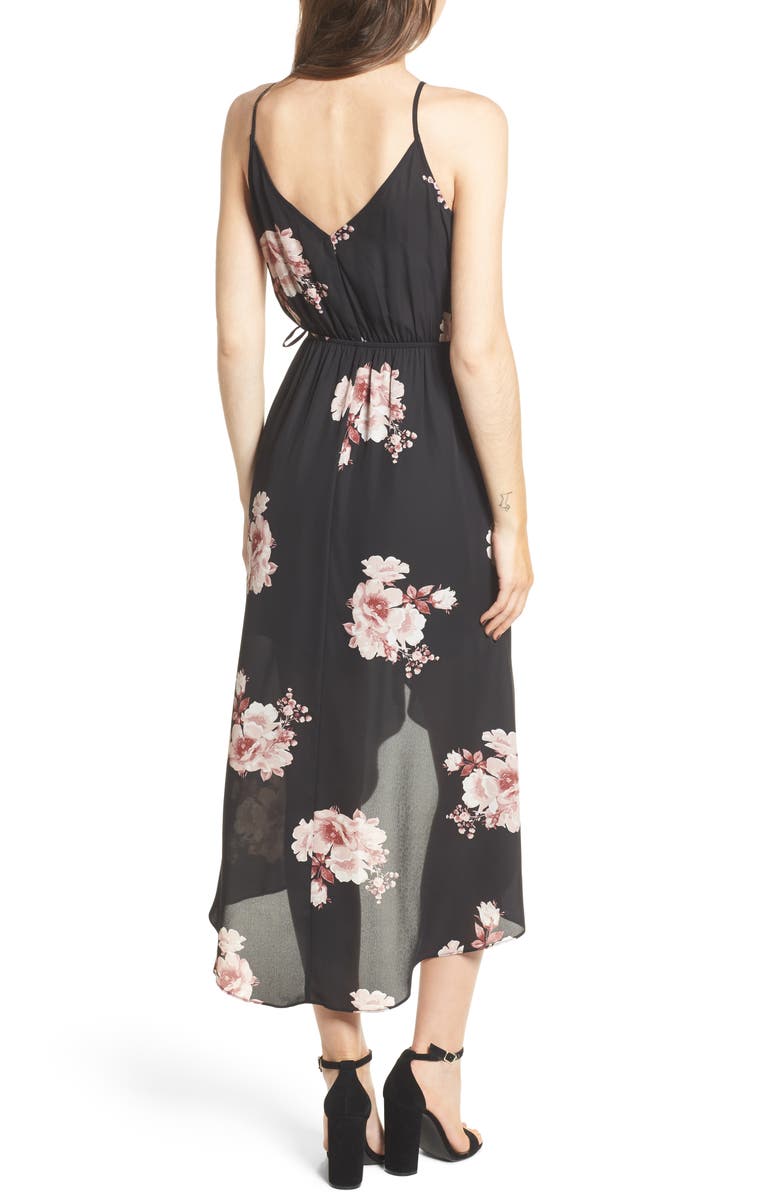 Soprano Ruffle Surplice Dress, Alternate, color,