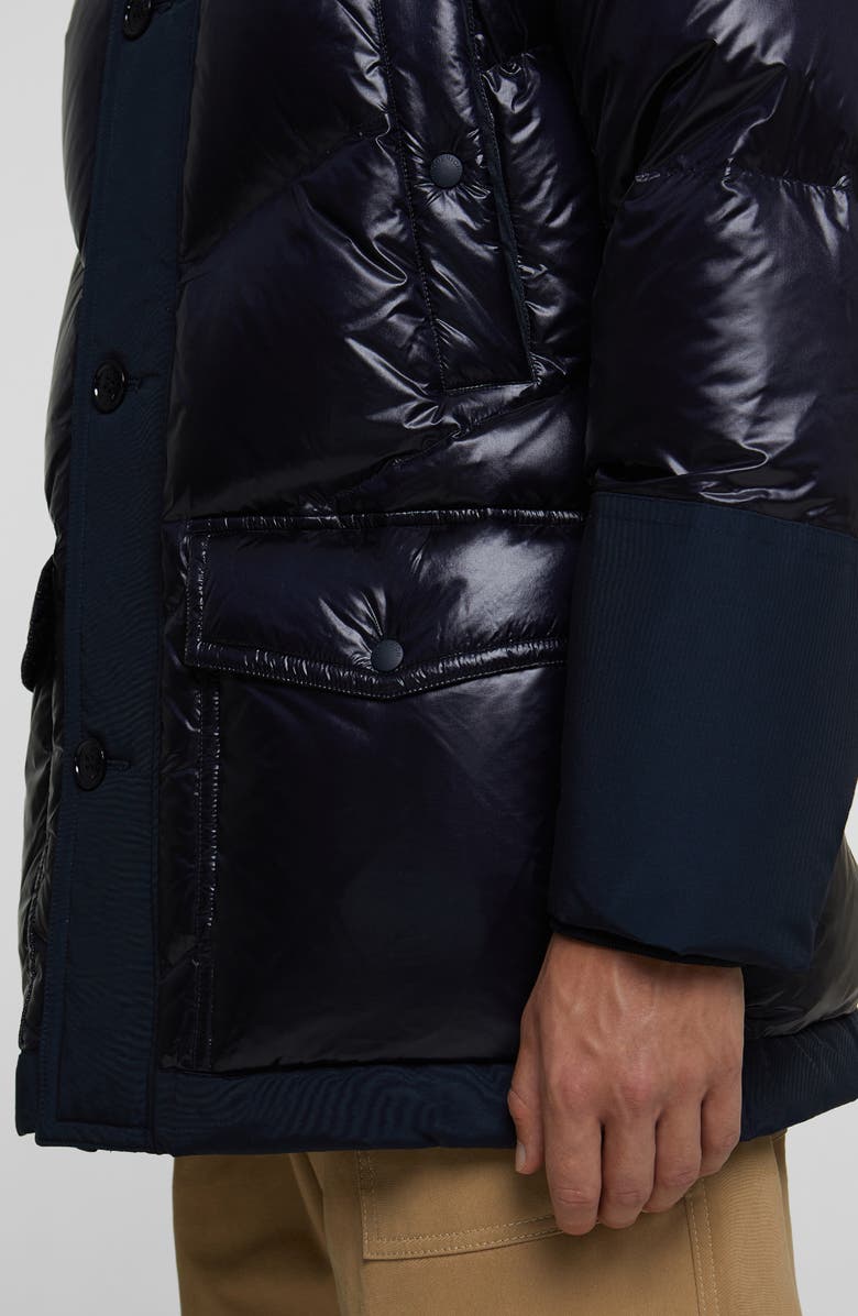 Woolrich Logo Arctic Down Hooded Puffer Coat, Alternate, color, 