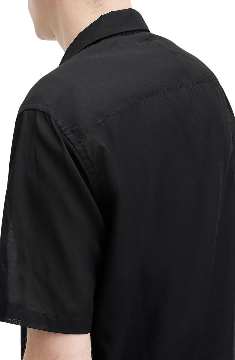 AllSaints Forge Short Sleeve Button-Up Shirt, Alternate, color, 