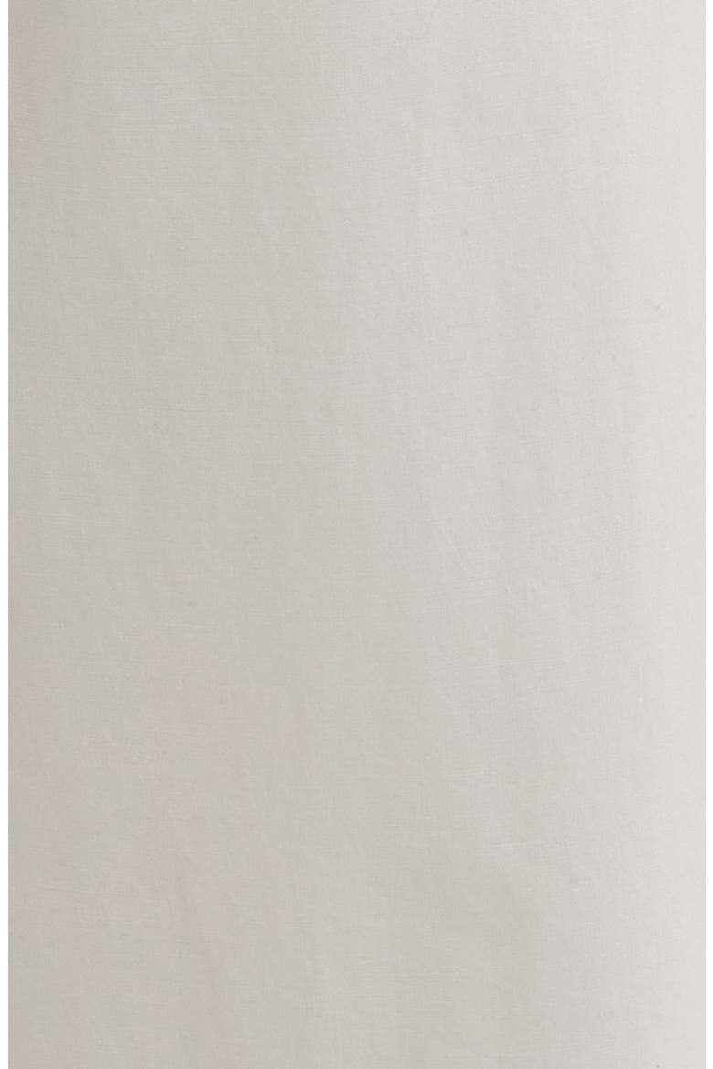 Stretch Cotton Poplin Wide Leg Ankle Pants, Alternate, color, CHALK
