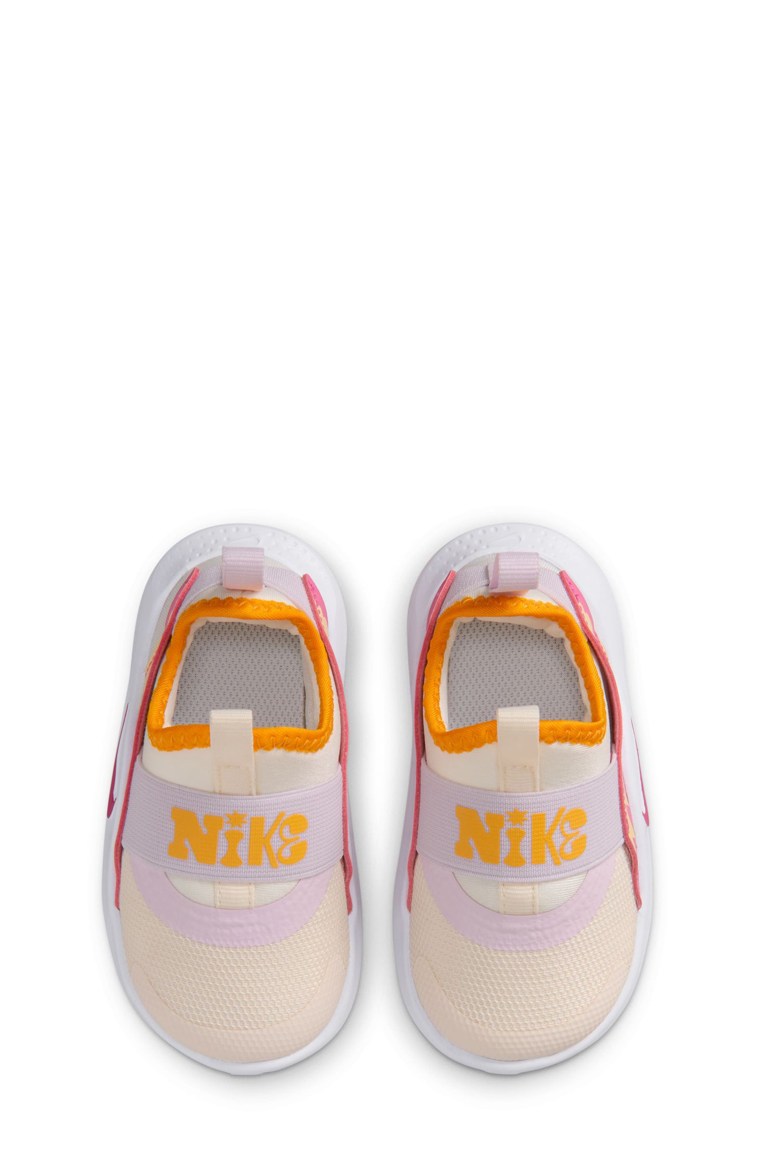 Kids' Flex Runner Sneakers, Alternate, color, CHALK/ PINK/ TANGERINE