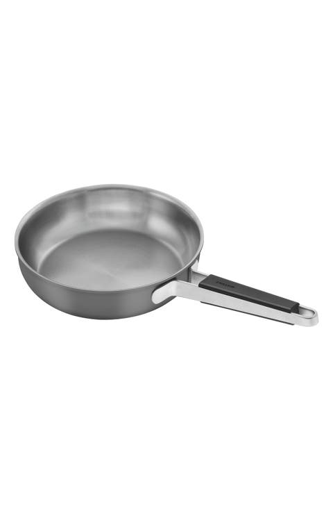 Pure 9.5-Inch Stainless Steel Grey Sauté Pan