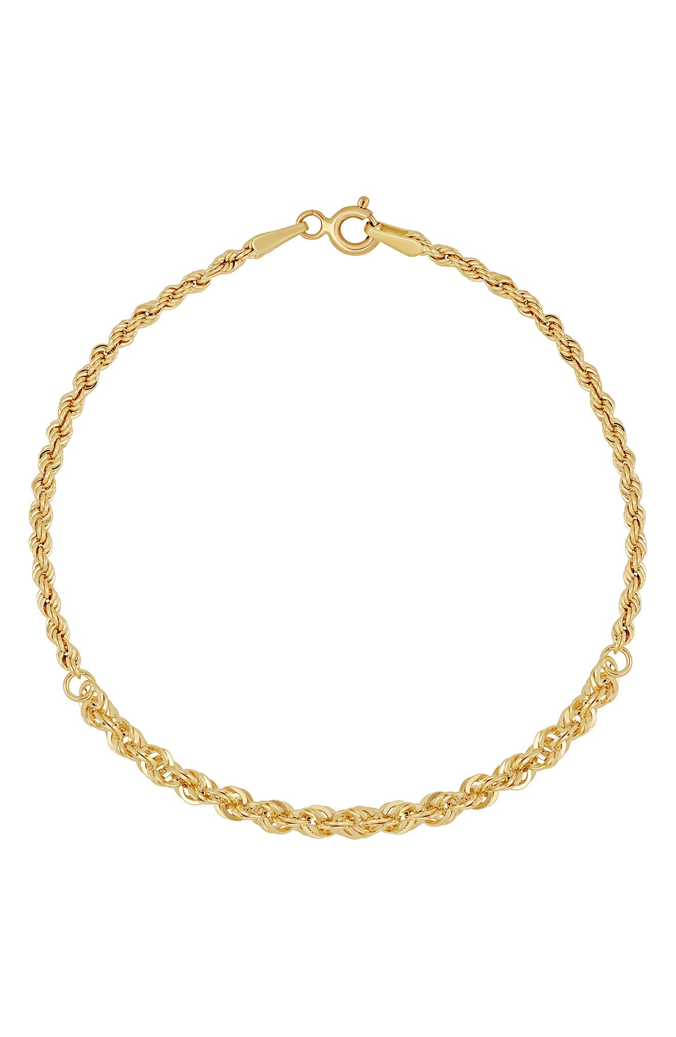 Bony Levy 14K Gold Rope Chain Bracelet
