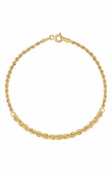 Bony Levy 14K Gold Rope Chain Bracelet