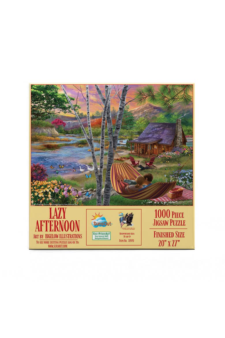 Lazy Afternoon 1000 piece Jigsaw Puzzle for Adults, Alternate, color, Multicolor