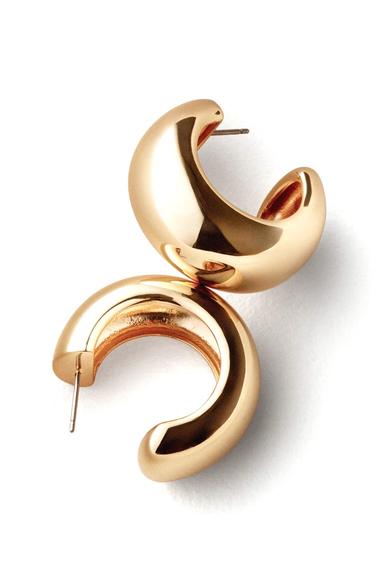 Gia Hoop Earrings, Main, color, HIGH POLISH GOLD