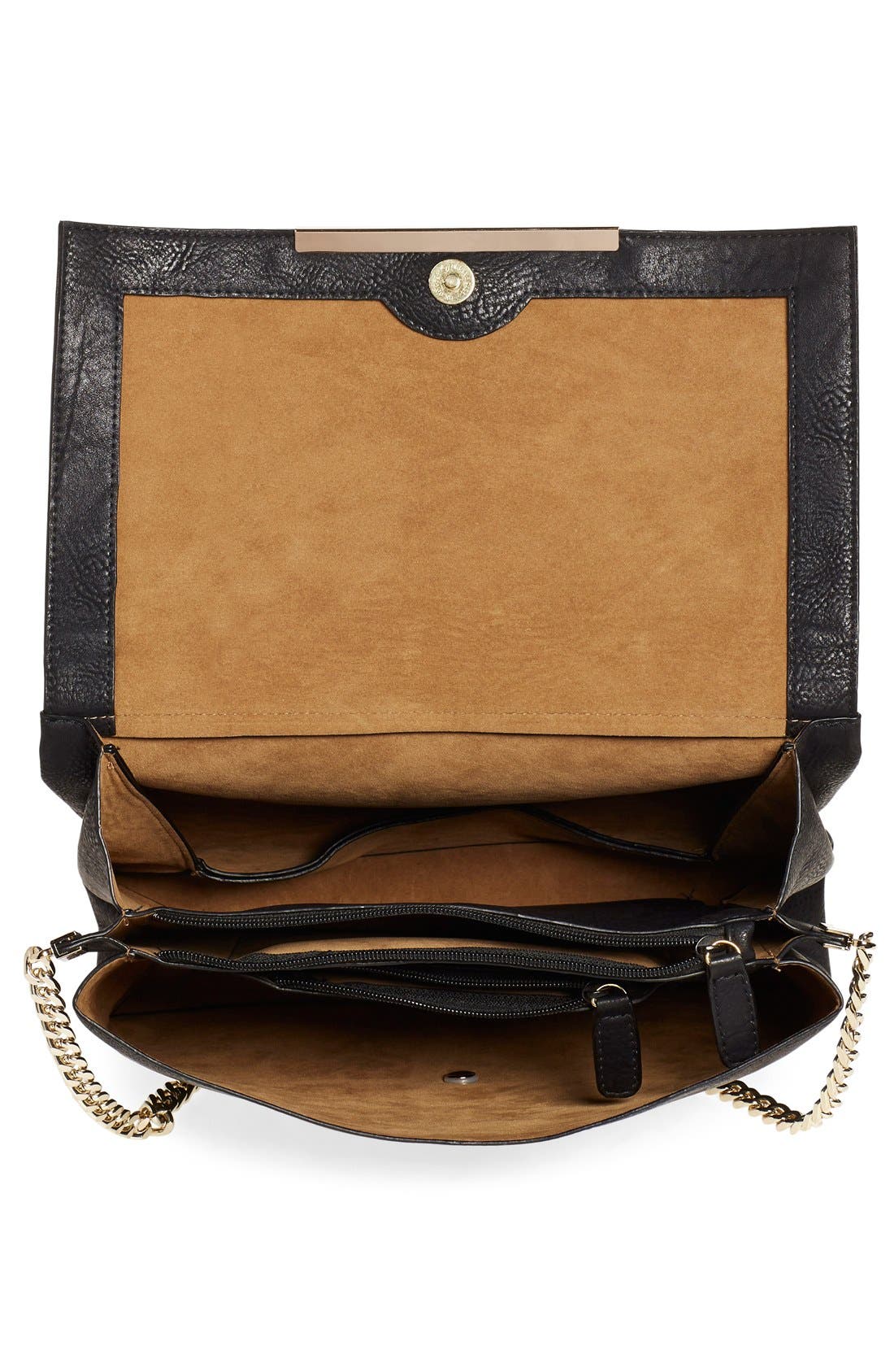 Dolce Girl Faux Leather Shoulder Bag, Alternate, color, 