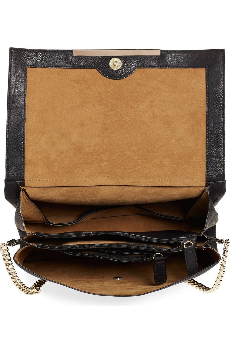 Dolce Girl Faux Leather Shoulder Bag, Alternate, color,