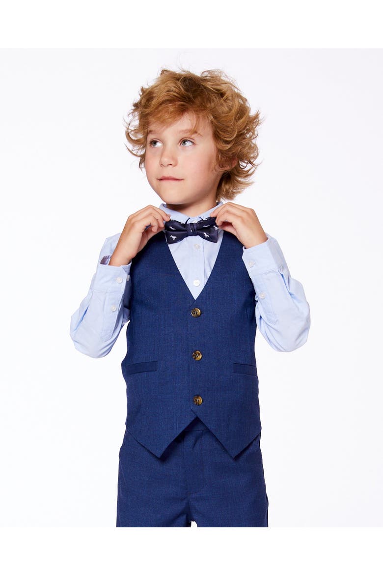 Dino Bow Tie, Alternate, color, Blue Dino Print