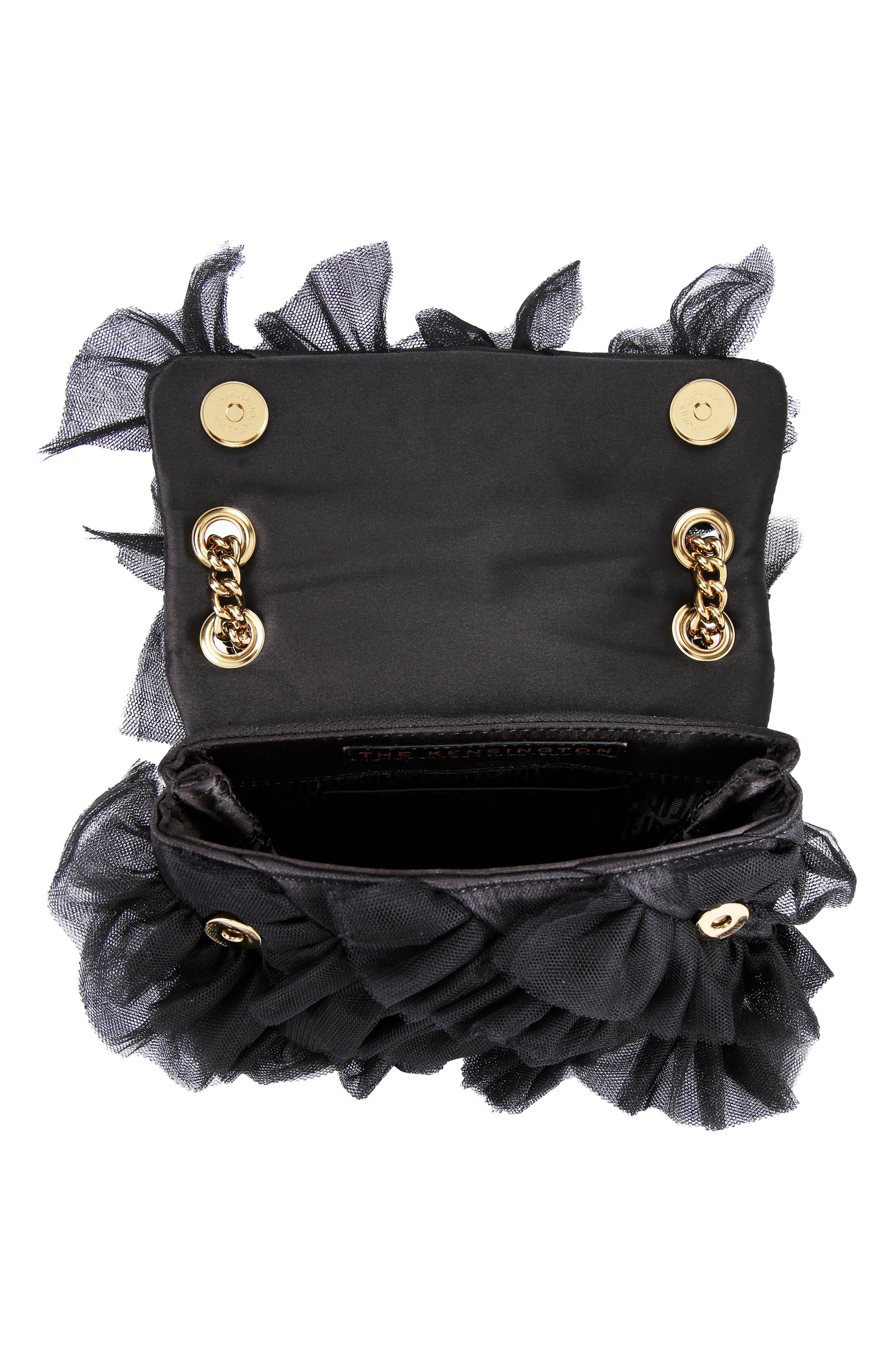 Kurt Geiger London Mini Kensington Ruffle Shoulder Bag, Alternate, color, 