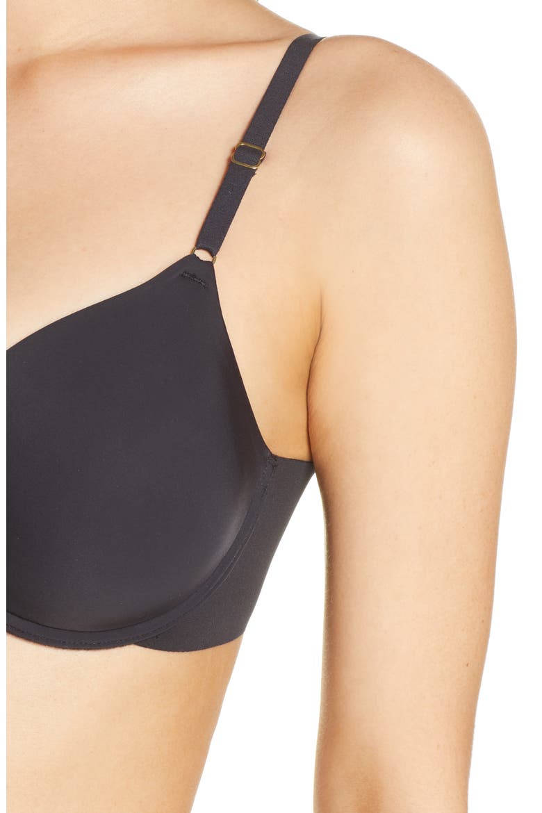 Zone Full Fit Smoothing Contour Underwire Bra, Alternate, color, BLACK