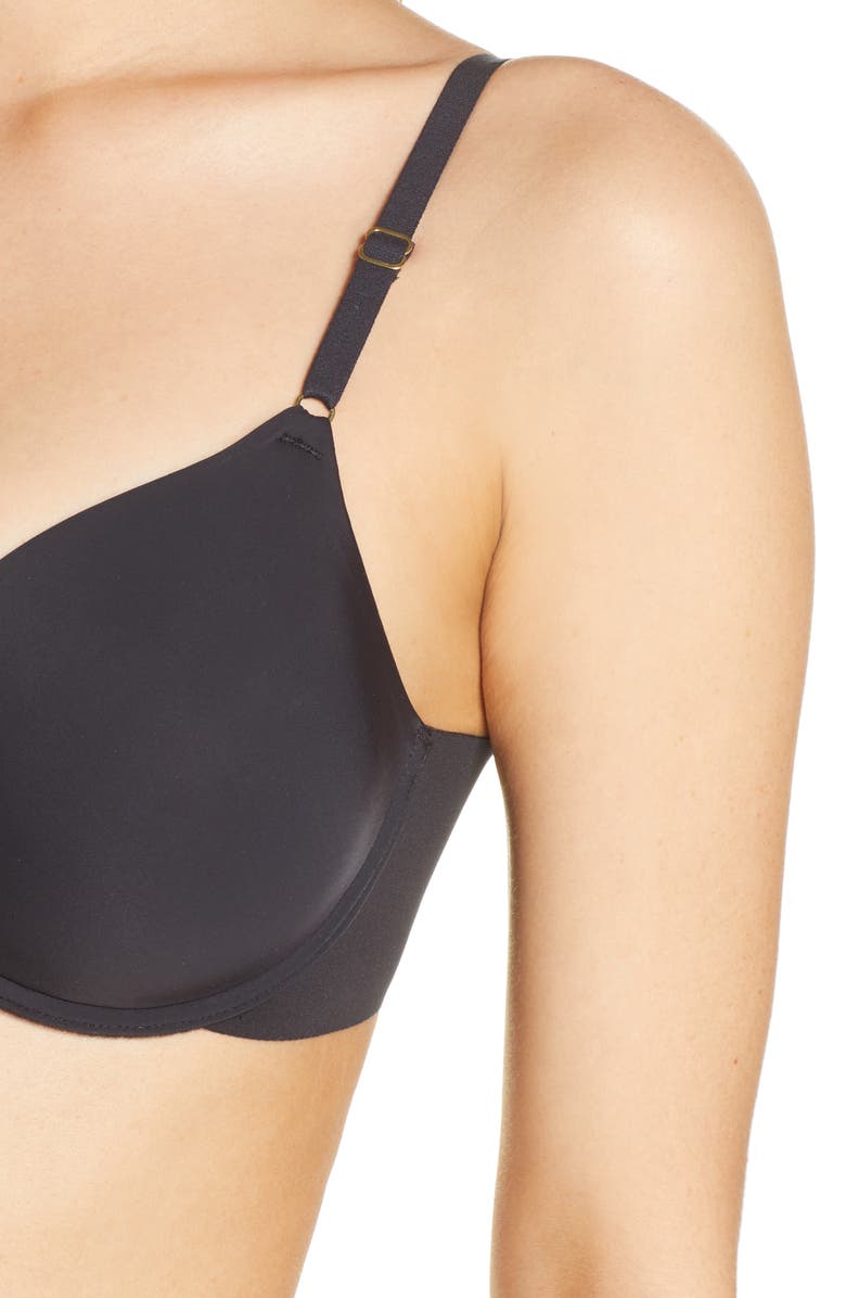 Natori Zone Full Fit Smoothing Contour Underwire Bra, Alternate, color, Black