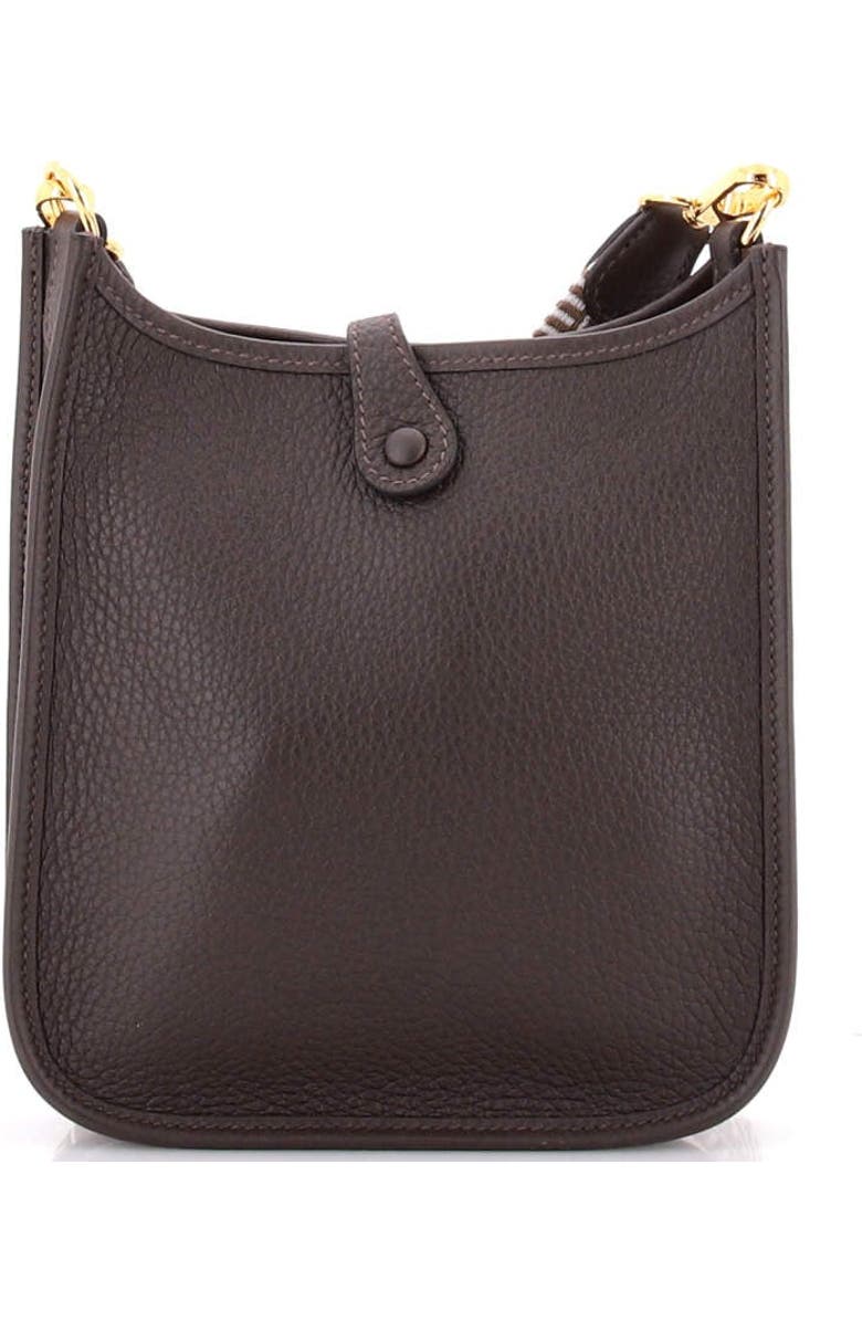 Pre-Owned Hermes Evelyne Bag Gen III Clemence TPM, Alternate, color, Ebene