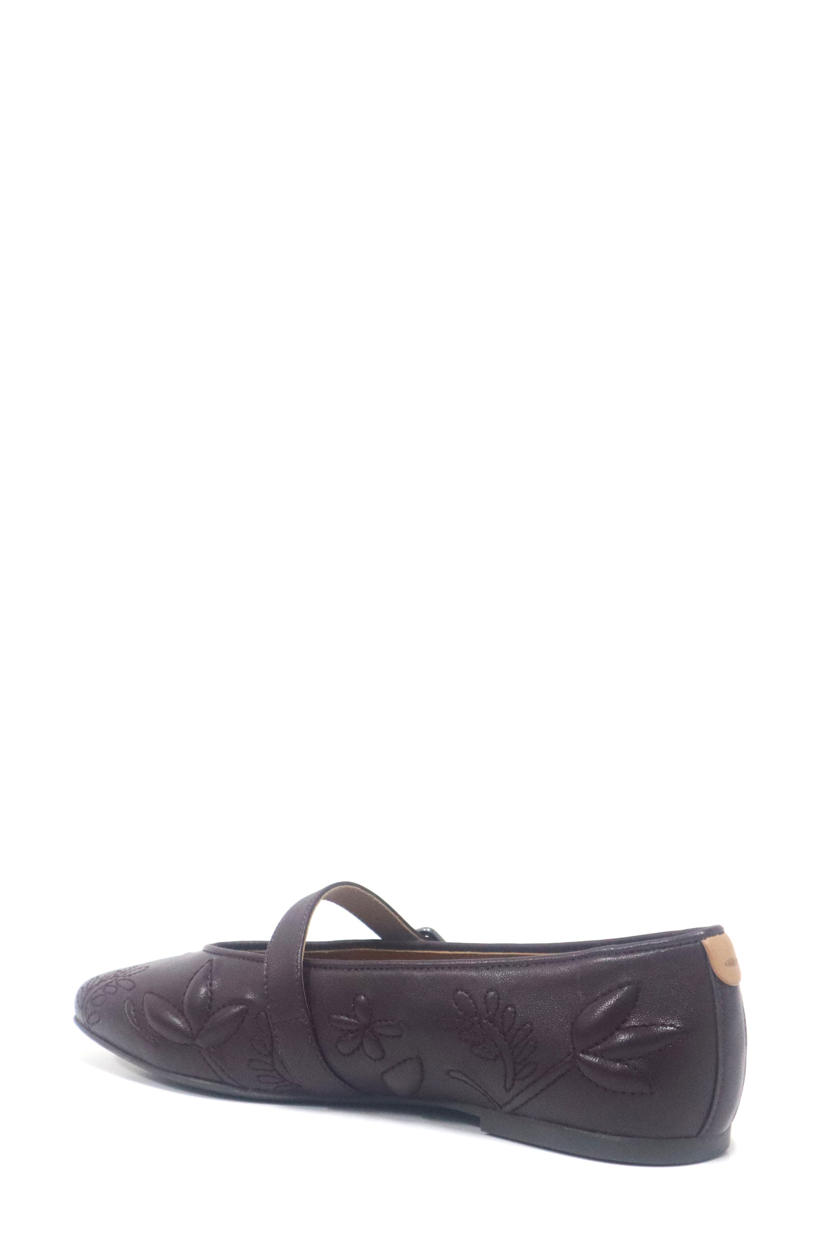 Wence Leather Mary Jane Flat, Alternate, color, ANDORRA LEATHER