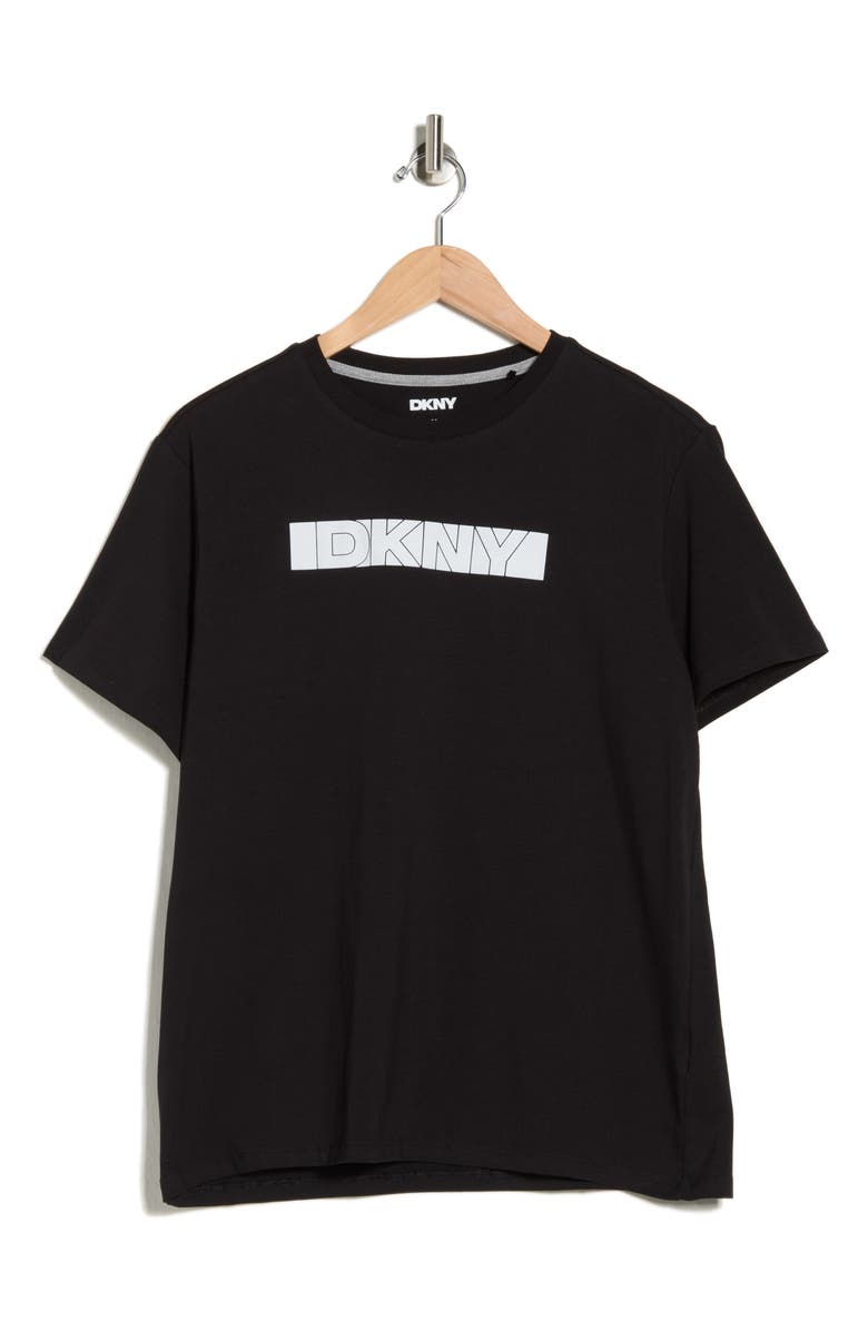 DKNY SPORTSWEAR Lorenzo Logo Graphic T-Shirt, Alternate, color, Black