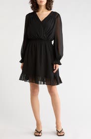 LK Bennett Bow Frill Long Sleeve Dress